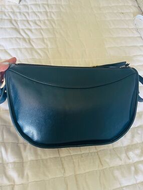 Vintage Susan Gail original Navy Blue Leather Purse Circa Mid Century